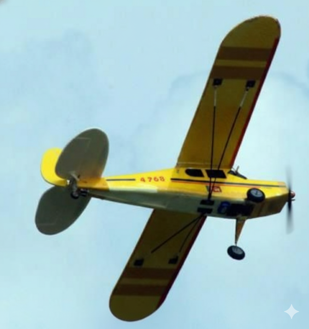 Piper J3 Cub Large - Yellow RC Plane